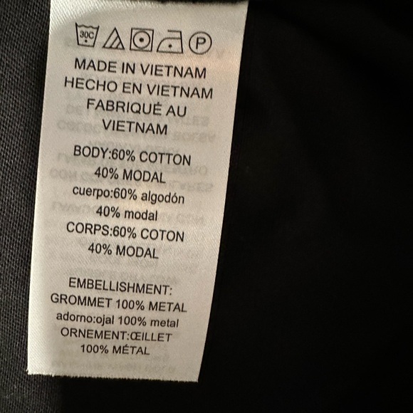 Michael Kors Black Lace-Up Sleeveless Top with Grommet Detail - Picture 7 of 10